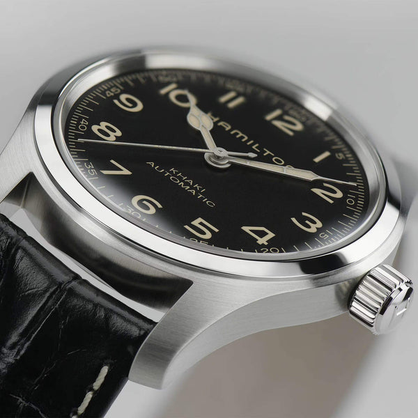 Hamilton 漢米爾頓 Khaki Field 卡其陸戰系列Murph墨菲星際效應腕錶錶鍊套裝 42mm H70605732