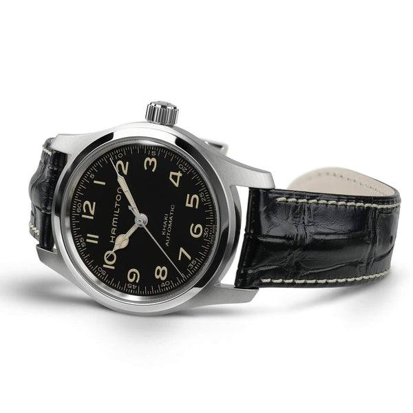 Hamilton 漢米爾頓 Khaki Field 卡其陸戰系列Murph墨菲星際效應腕錶錶鍊套裝 42mm H70605732