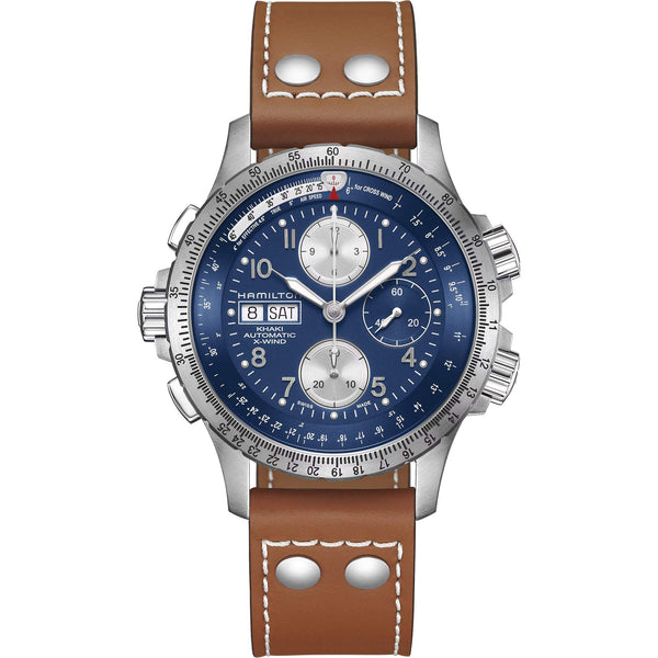Hamilton 漢米爾頓卡其航空系列 X-Wind 飛行自動上鍊計時碼錶 44mm H77506540