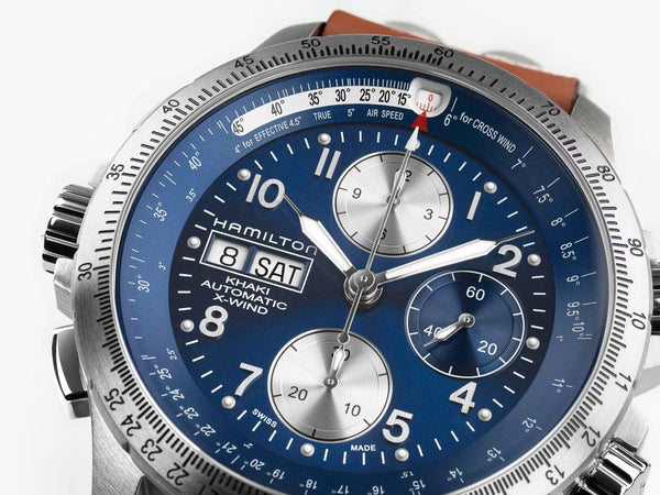 Hamilton 漢米爾頓卡其航空系列 X-Wind 飛行自動上鍊計時碼錶 44mm H77506540