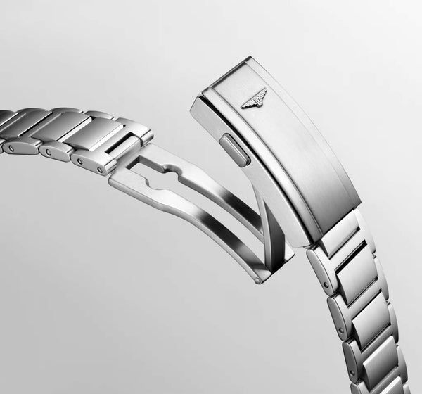 LONGINES 浪琴 HydroConquest GMT深海征服者系列兩地時間浪鬼陶瓷潛水機械錶 43mm L38904566