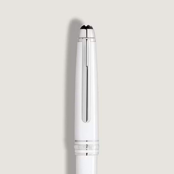 MontBlanc 萬寶龍大師傑作(大班)系列白色 Classique 原子筆 MB137122