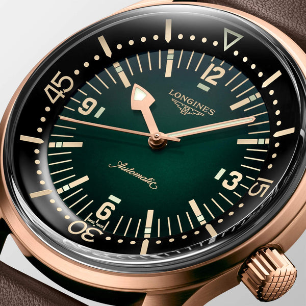 LONGINES Legend Diver 浪琴錶傳奇潛水復刻青銅腕錶 42mm  L37741502