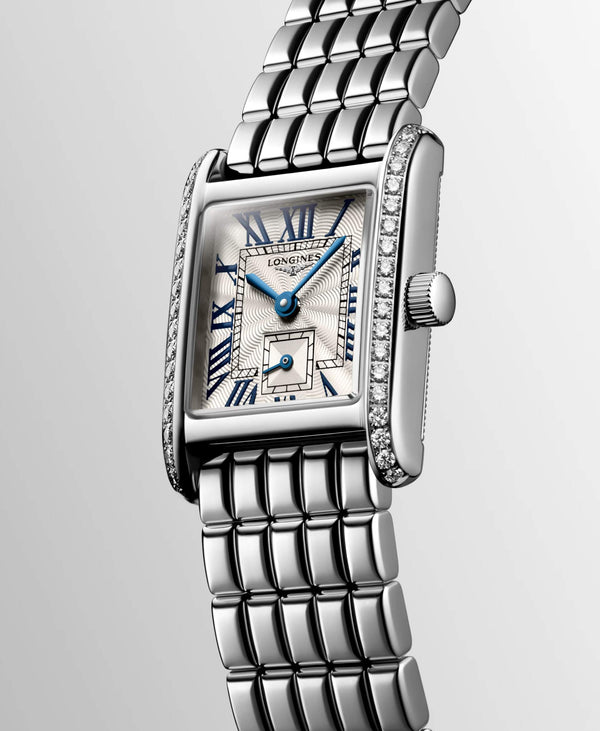 LONGINES 浪琴 Mini DolceVita 迷你多情系列優雅鑽圈石英腕錶 21.50x29.00mm L52000716