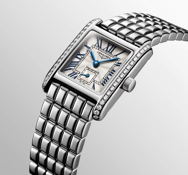 LONGINES 浪琴 Mini DolceVita 迷你多情系列優雅鑽圈石英腕錶 21.50x29.00mm L52000716