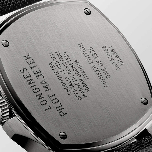 LONGINES 浪琴錶 PILOT MAJETEK 經典復刻飛行鈦金屬腕錶特別版 43mm L28381532