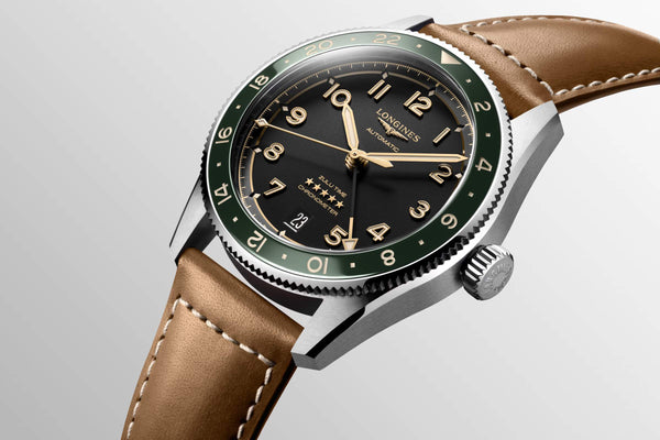 LONGINES 浪琴 Spirit Zulu Time 先行者系列世界時區腕錶 39mm L38024632