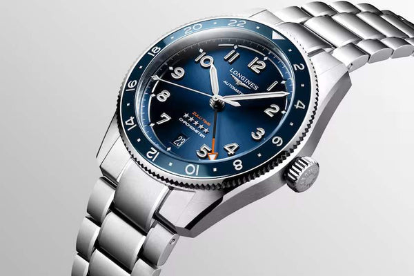 LONGINES 浪琴 Spirit Zulu Time 先行者系列世界時區腕錶 39mm L38024936
