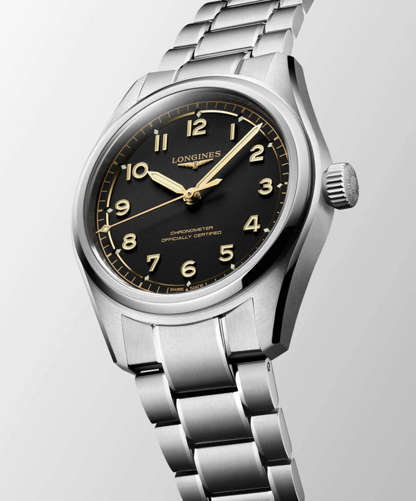 LONGINES 浪琴 Spirit Pilot 先行者系列不銹鋼機械飛行腕錶 39mm L38094536