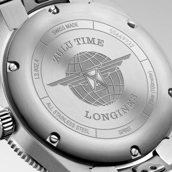 LONGINES 浪琴 Spirit Zulu Time 先行者系列世界時區腕錶 39mm L38024606