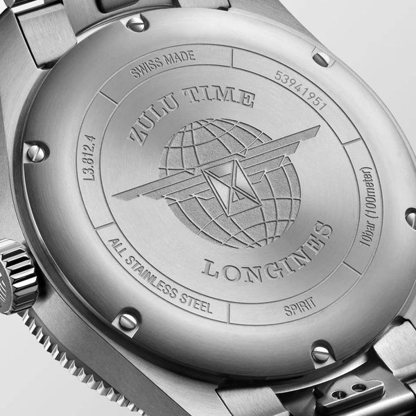 LONGINES 浪琴 Spirit 先行者系列 Zulu Time 世界時區腕錶 42mm L38124606
