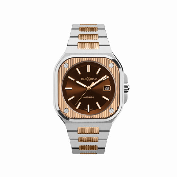 Bell & Ross 柏萊士 BR 05 ARTLINE STEEL & GOLD 不銹鋼及18k玫瑰金機械腕錶限量99枚 40mm