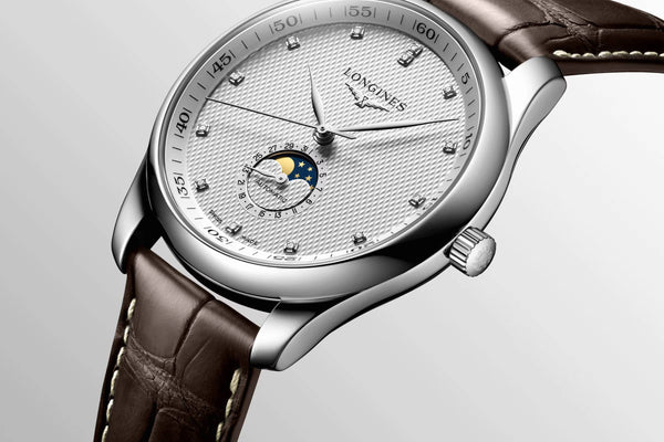 LONGINES Master 浪琴巨擘系列真鑽月相機械錶 42mm L29194773