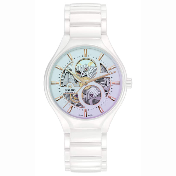 Rado 雷達錶 TRUE 真我系列開芯陶瓷機械限量版鏤空腕錶 40mm R27115022