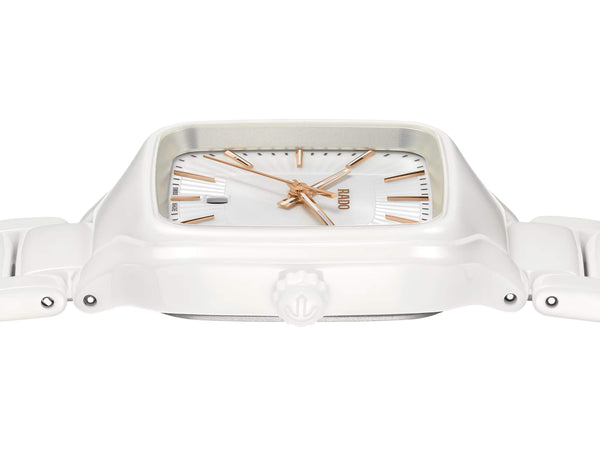 RADO 雷達錶TRUE SQUARE 真我系列方形陶瓷石英腕錶 29.2mm R27072012