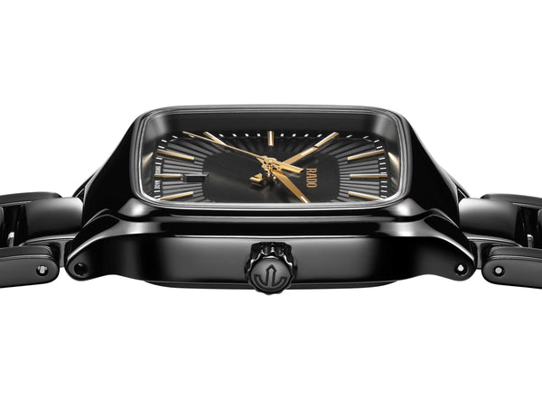 RADO 雷達錶 TRUE SQUARE 真我系列方形陶瓷石英腕錶 29.2mm R27080172