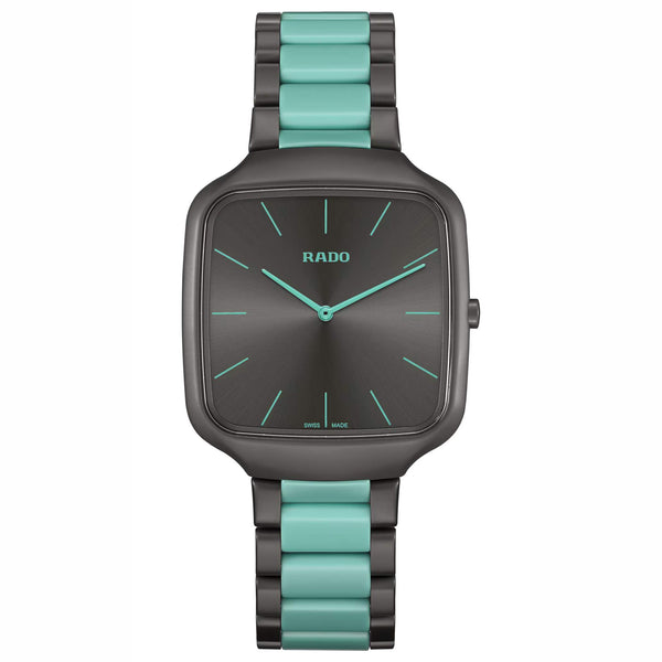 RADO 雷達錶 TRUE Squre 真我方形超薄系列石英幻彩腕錶 R27045162