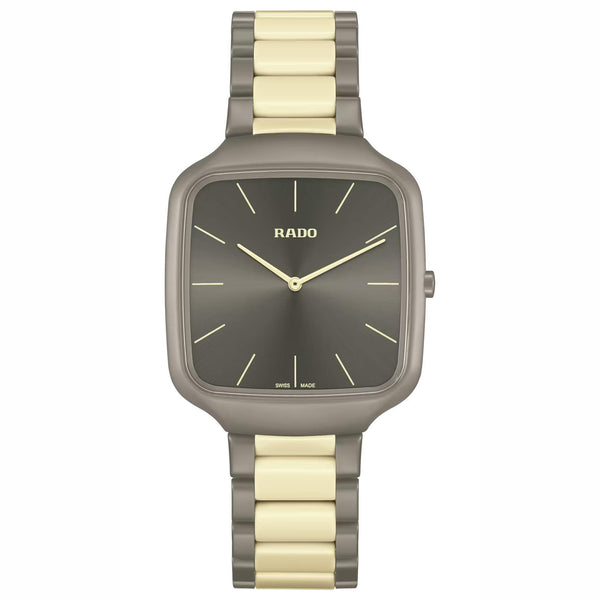 RADO 雷達錶 TRUE Squre 真我方形超薄系列石英幻彩腕錶 R27046172
