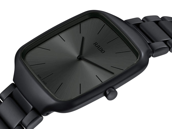 RADO 雷達錶 TRUE Squre 真我方形超薄系列石英幻彩腕錶 R27062152