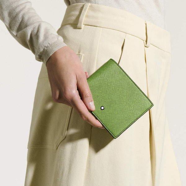 MONTBLANC 萬寶龍匠心系列皮夾,8 卡式 MB199356