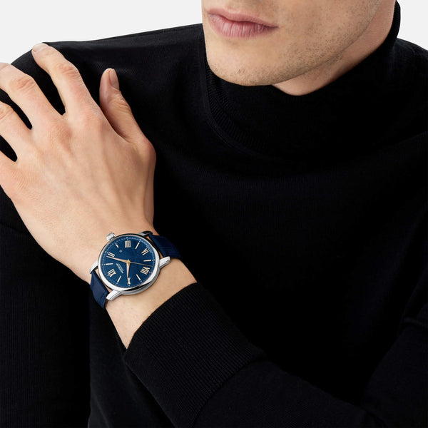 MontBlanc 萬寶龍 Star Legacy 明星傳承系列午夜藍限量版 43mm 130956