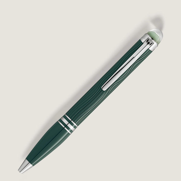 MontBlanc 萬寶龍星際行者 PolarGreen 系列珍貴樹脂原子筆 MB132904
