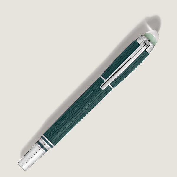 MontBlanc 萬寶龍星際行者 PolarGreen 系列珍貴樹脂鋼筆 f尖 MB132901