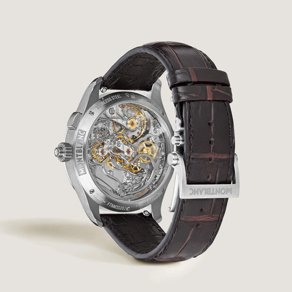 MONTBLANC 萬寶龍 1858 系列雙秒追針計時腕錶限量版100枚 44mm - MB134029