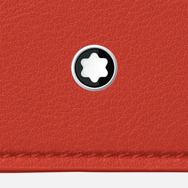 MONTBLANC 萬寶龍 Soft軟皮系列卡夾,6 卡式 名片夾 MB198035