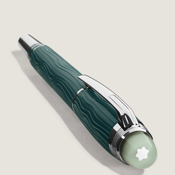 MontBlanc 萬寶龍星際行者 PolarGreen 系列珍貴樹脂鋼筆 f尖 MB132901