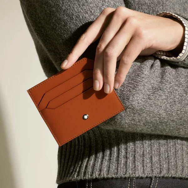 MONTBLANC 萬寶龍 Soft 軟皮系列卡夾,6 卡式 MB198754