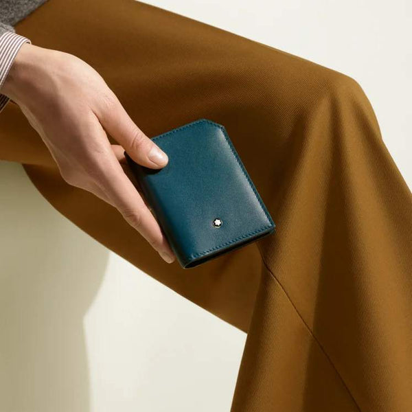 MONTBLANC 萬寶龍 Soft 軟皮系列迷你皮夾,4 卡式 MB198747