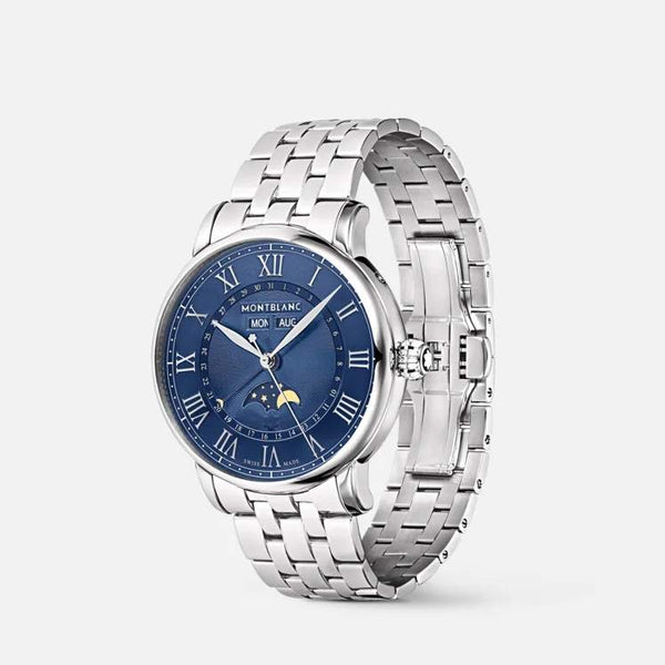MontBlanc 萬寶龍 Star Legacy 明星傳承系列午夜藍全日曆腕錶 42mm 130968