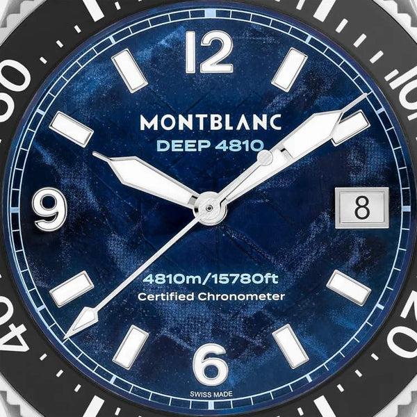 MontBlanc 萬寶龍 Iced Sea 系列 0 OXYGEN DEEP 4810 深潛4810米天文台認證 43mm 133268