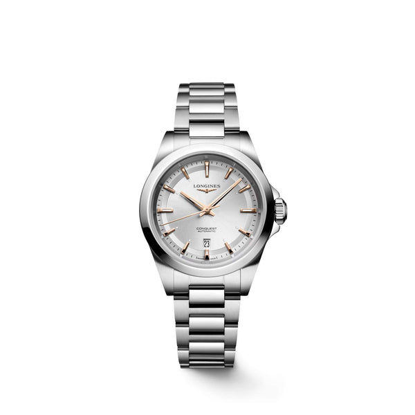 LONGINES 浪琴 Conquest 征服者系列優雅時尚運動腕錶 30mm L33204726