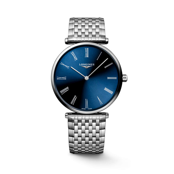 LONGINES 浪琴嘉嵐超薄羅馬刻度石英腕錶 38mm L48664946