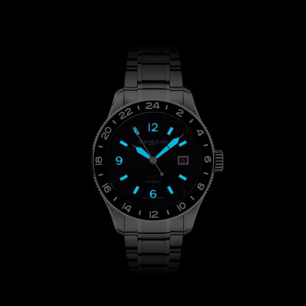 MontBlanc 萬寶龍1858系列 GMT 兩地時區日期顯示自動腕錶 42mm 129615