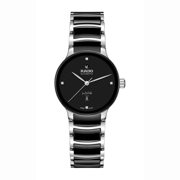 RADO 雷達錶 Centrix 晶萃系列鑲鑽機械腕錶 30.5 mm R30020712