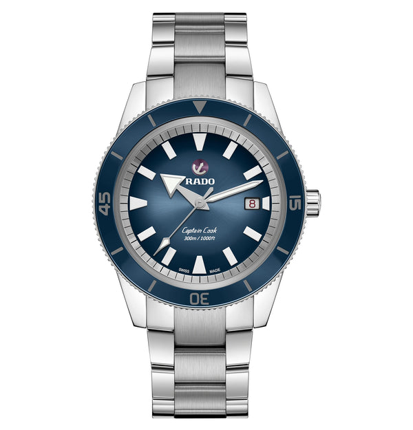 RADO 雷達錶 Captain Cook 庫克船長300米潛水腕錶 42mm R32105203