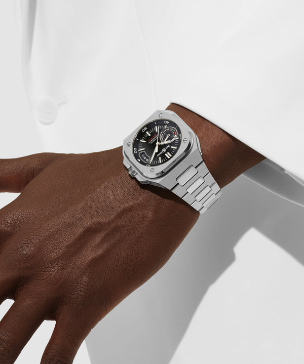 Bell & Ross 柏萊士 BR-X5 BLACK STEEL 自製機芯機械腕錶 41mm BRX5R-BL-ST/SST