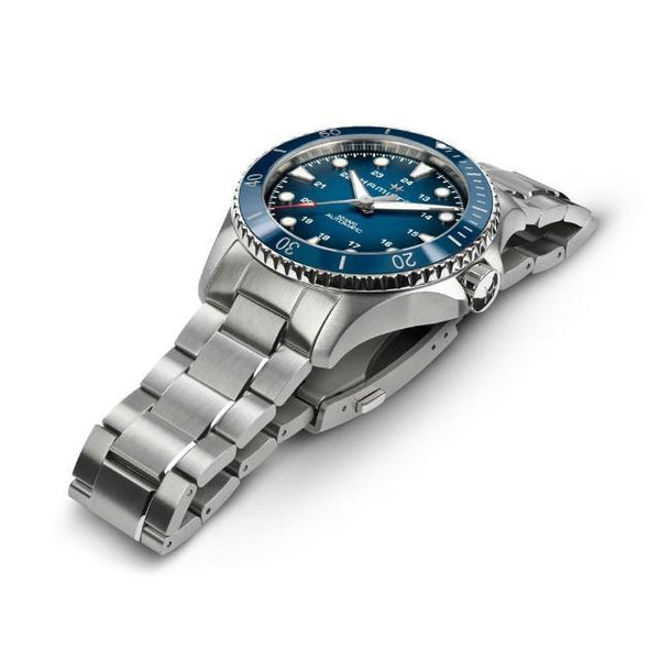 Hamilton 漢米爾頓 Khaki Navy Scuba 漸層藍陶瓷圈潛水錶 43mm H82505140