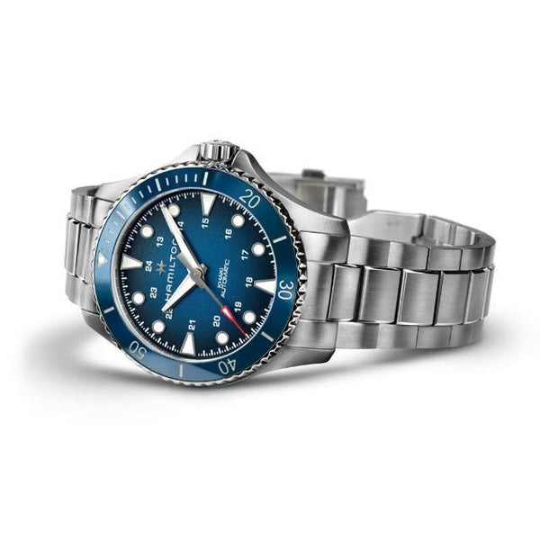 Hamilton 漢米爾頓 Khaki Navy Scuba 漸層藍陶瓷圈潛水錶 43mm H82505140