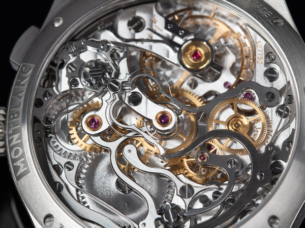 MontBlanc 萬寶龍1858系列雙秒追針計時碼錶限量款100 126006