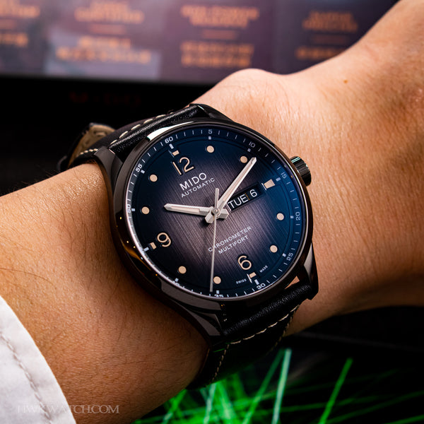 MIDO Multifort M 美度先鋒系列天文台認證矽游絲80小時動力機械腕錶 42mm M0384313605700