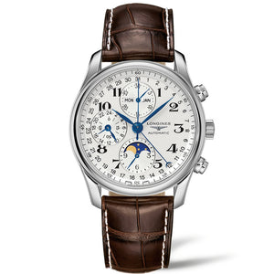 LONGINES Master 浪琴巨擘系列全日曆月相計時碼錶 40mm L26734783 - 新萬國鐘錶