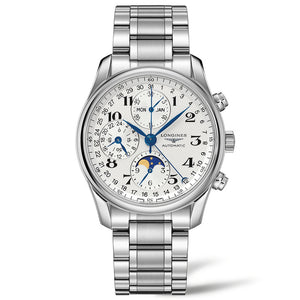 LONGINES Master 浪琴巨擘系列全日曆月相計時碼錶 40mm L26734786 - 新萬國鐘錶
