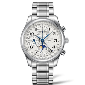 LONGINES Master 浪琴巨擘系列全日曆月相計時碼錶 42mm L27734786 - 新萬國鐘錶