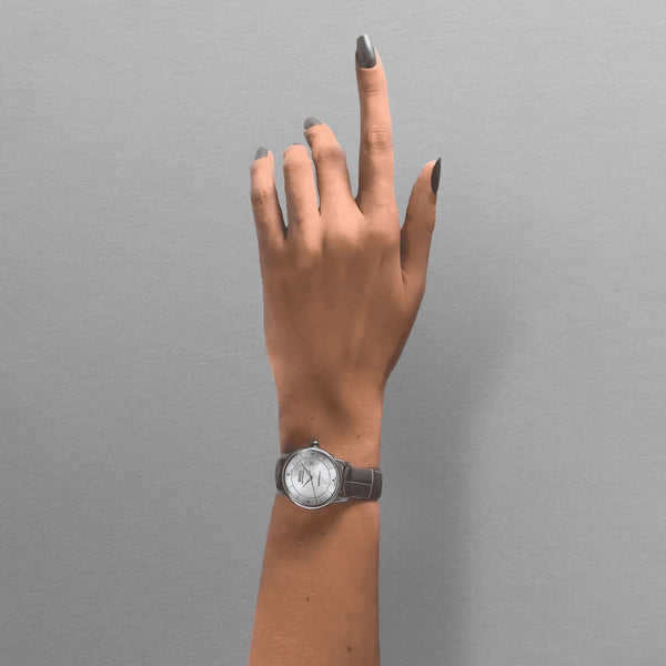 MIDO Baroncelli 美度永恆系列特別版經典漾彩女士母貝鑽面機械錶 M0372071610600