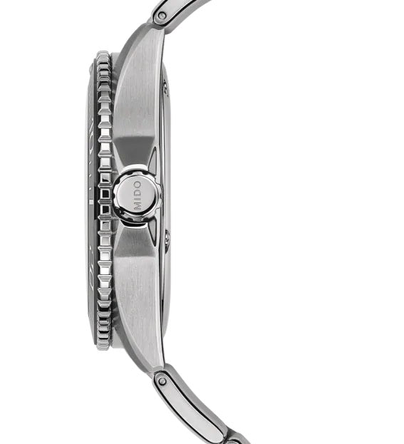 Mido Ocean Star 200C 美度海洋之星200米陶瓷圈腕錶 M0424301108100 灰面