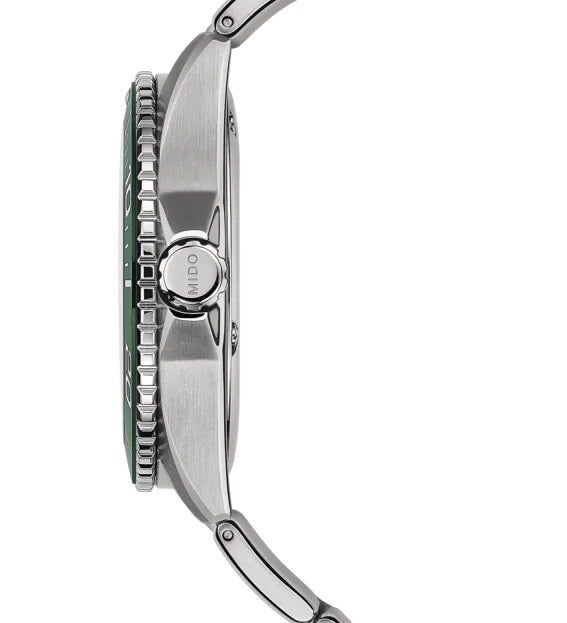 Mido Ocean Star 200C 美度海洋之星200米陶瓷圈腕錶 M0424301109100 綠面